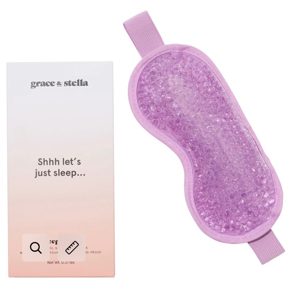 Shhh let’s just sleep…Sleep Mask by grace & Stella (New/box) - Picture 3 of 11